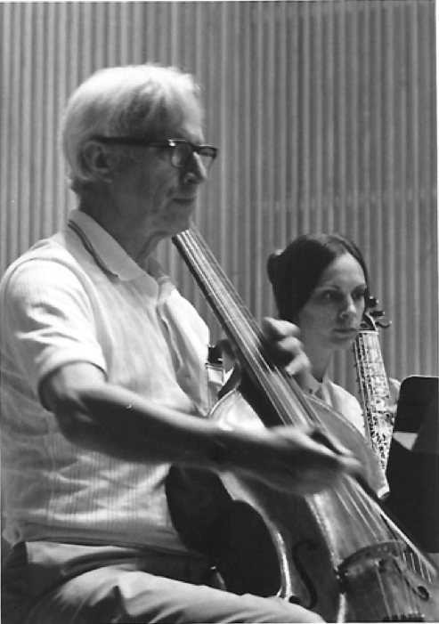 August Wenzinger and Catharina Meints about 1974